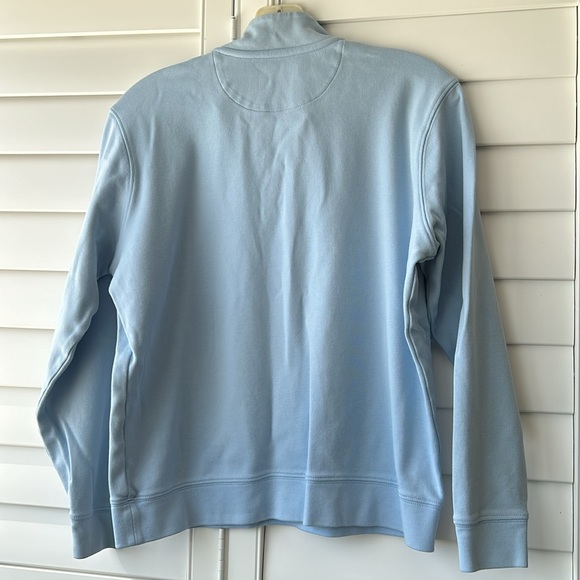 BoysVineyard Vines quarter zip sweater light blue. Size XL (20) - Picture 3 of 6
